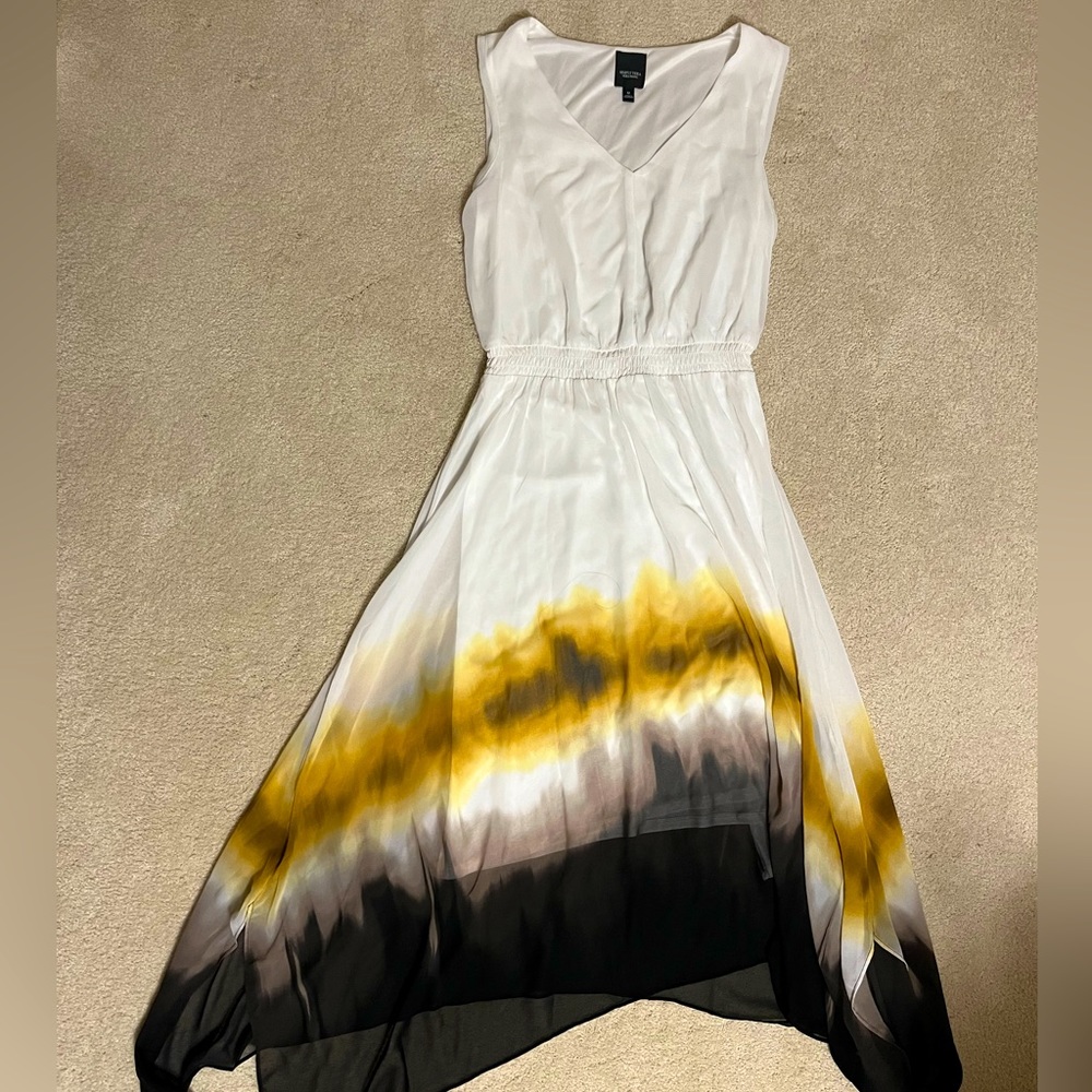 SIMPLY VERA VERA WANG HIGH LOW LONG DRESS M